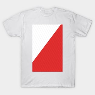 Glasgow Rangers Retro 1988 Away Red & White Jersey Design T-Shirt